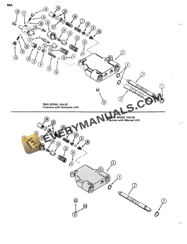 Case 220-S, 222-S, 224-S, 444-S Compact Tractor Parts Catalog B1375 P2-2