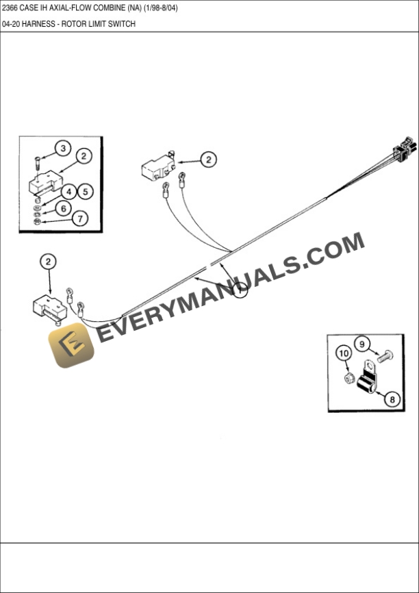 Case 2366 Series Axial-Flow Combine Parts Catalog-2