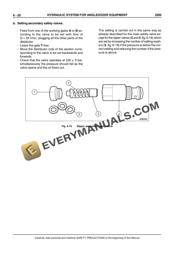 Case 2550 Crawler Dozer Service Manual 84414739B-5