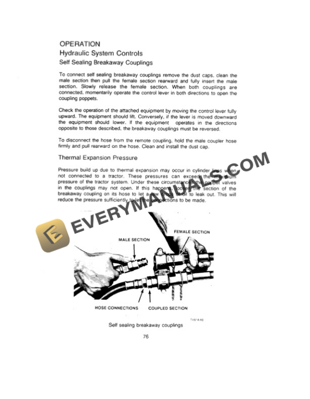 Case 258 2WD Tractor With Adjustable Front Axle Operator Manual 9-11471-4
