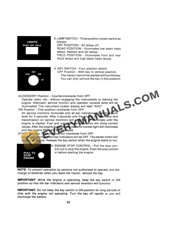 Case 2594 Tractor Operator Manual 9-9442. PDF 5 Case 2594 Tractor Operator Manual 9-9442. PDF - Image 3