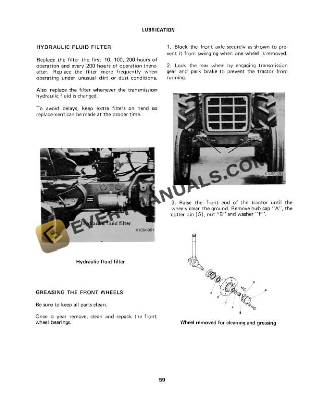 Case 284 Tractor Operator Manual 1004164C1-5