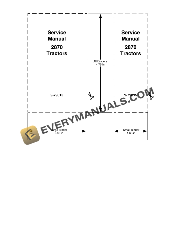 case 2870 tractor service manual 9 80936 1