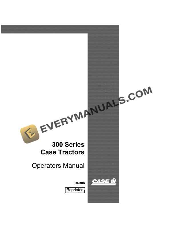 case 300 series tractor operator manual ri 306 1