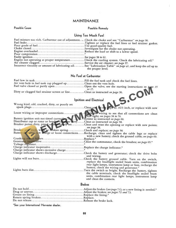 Case 300 Tractor Operator Manual 1004380R4-5
