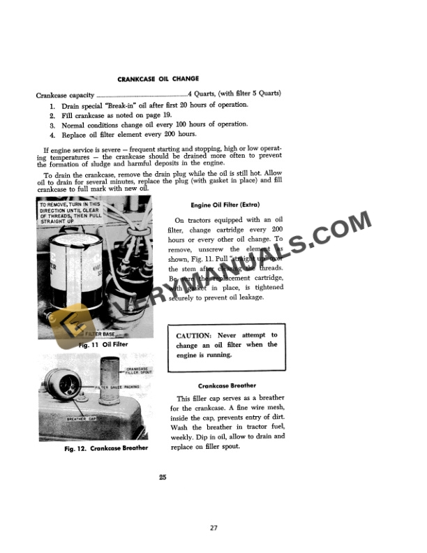 Case 300B, 400B Tractor Operator Manual 9-472-2