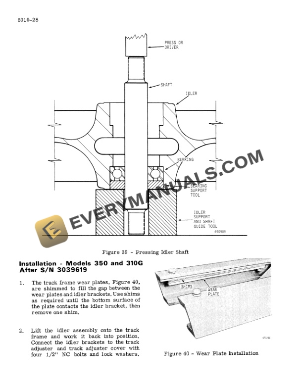 Case 310G, 350 Crawler Service Manual 9-99774-4
