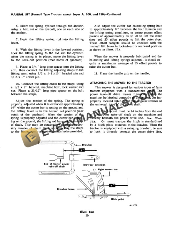 Case 32 Tractor Mower Operator Manual 1010791R2-5