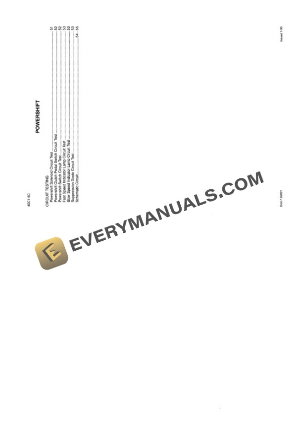 Case 3200, 4200 Series Tractor Service Manual 7-69114-2