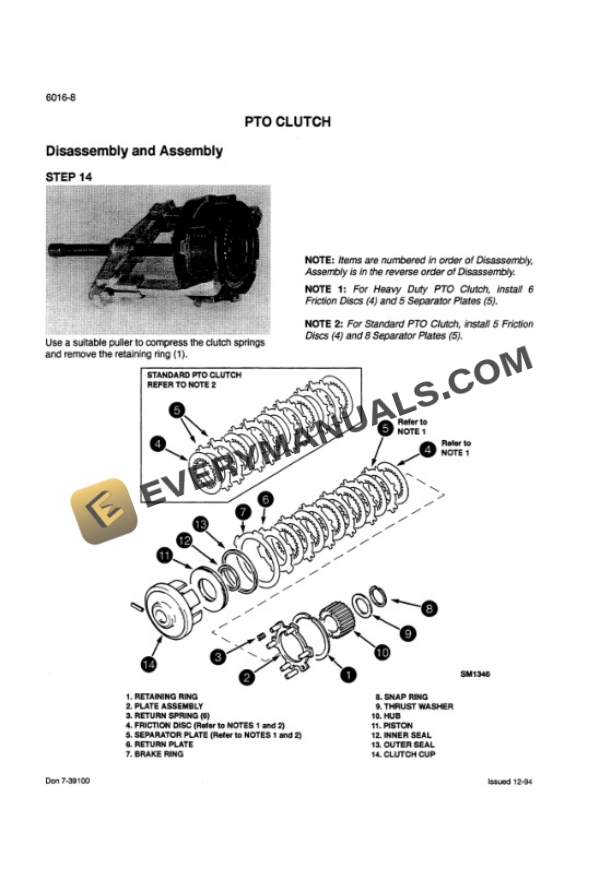 Case 3200, 4200 Series Tractor Service Manual 7-69114-4