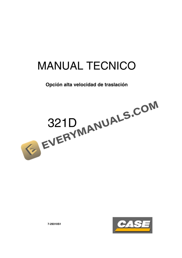 Case 321D Tractor Technical Manual 7-29310S1 PDF 3 Case 321D Tractor Technical Manual 7-29310S1 PDF