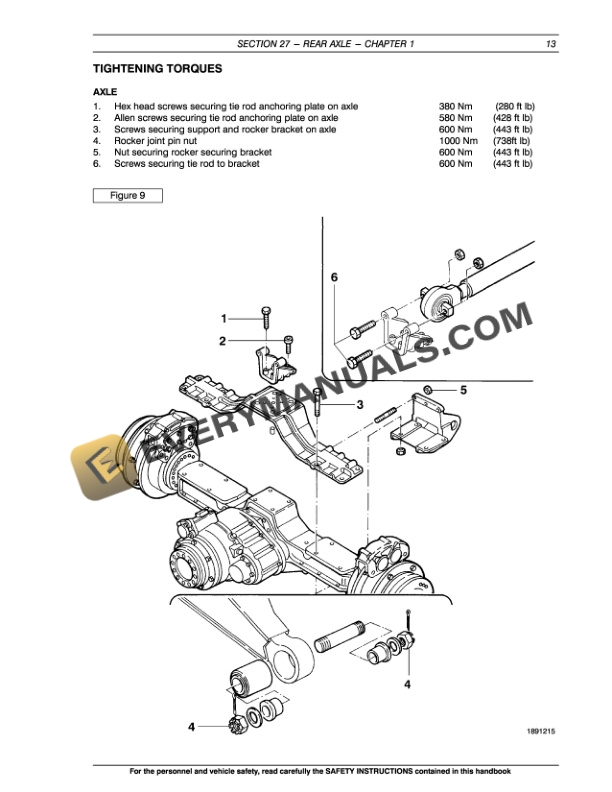 Case 325 Articulated Truck Service Manual 9-35401-4
