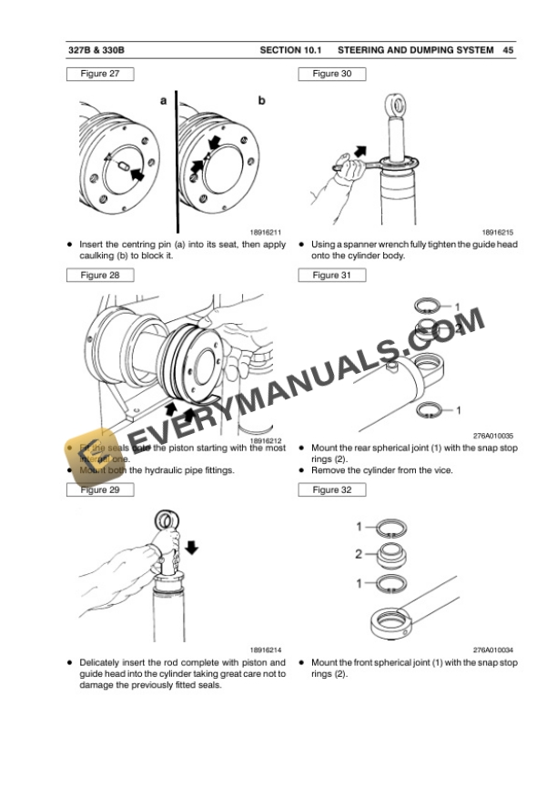 Case 327B, 330B Articulated Truck Service Manual 87573455A PDF 7 Case 327B, 330B Articulated Truck Service Manual 87573455A PDF - Image 5