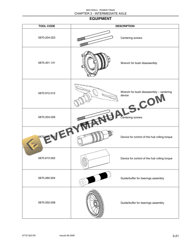 Case 335B, 340B Tier 3 Simplemux Articulated Truck Repair Manual 87721320-4