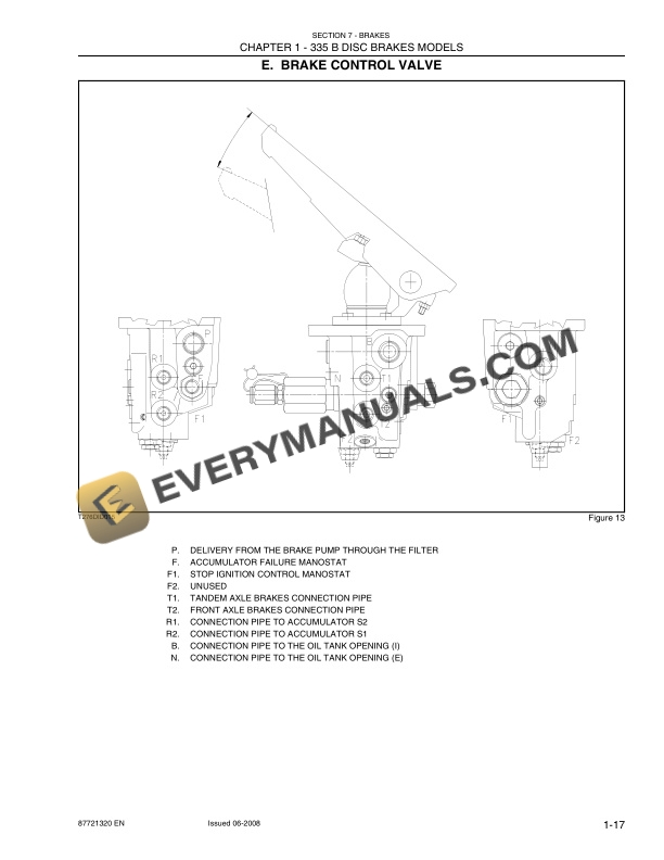 Case 335B, 340B Tier 3 Simplemux Articulated Truck Repair Manual 87721320-5