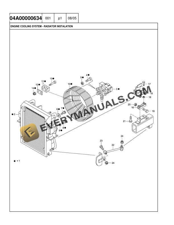 Case 340 Articulated Truck Parts Catalog 7-9601.-2