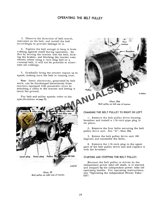 Case 340 Utility Tractor Operator Manual 1014185R6-3