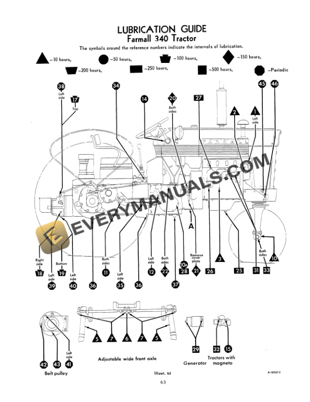 Case 340 Utility Tractor Operator Manual 1014185R6-5