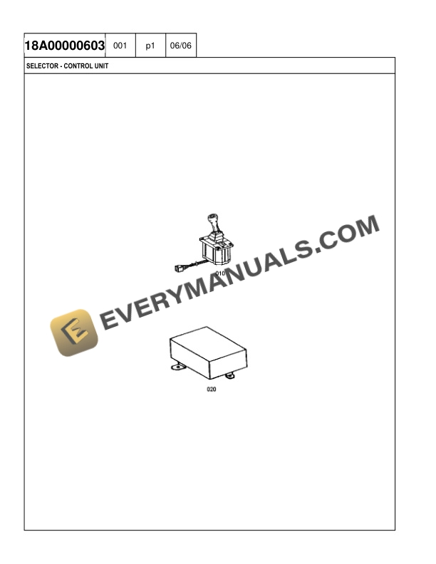 Case 340B Tier 3 Articulated Dump Truck Parts Catalog 87560085 NA-3