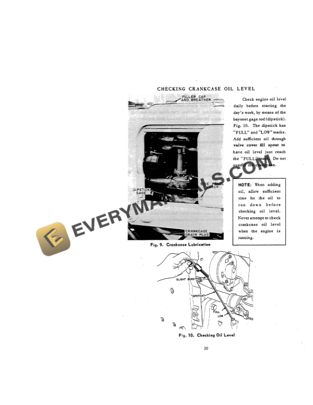 Case 350 Series Tractor Operator Manual 9-281-2
