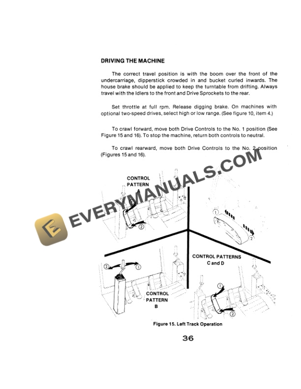 Case 40 Series D Crawler Operator Manual S406272M1-3