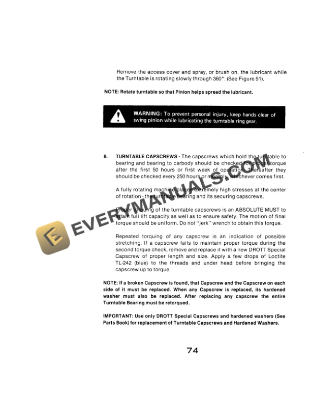Case 40 Series D Crawler Operator Manual S406272M1-5