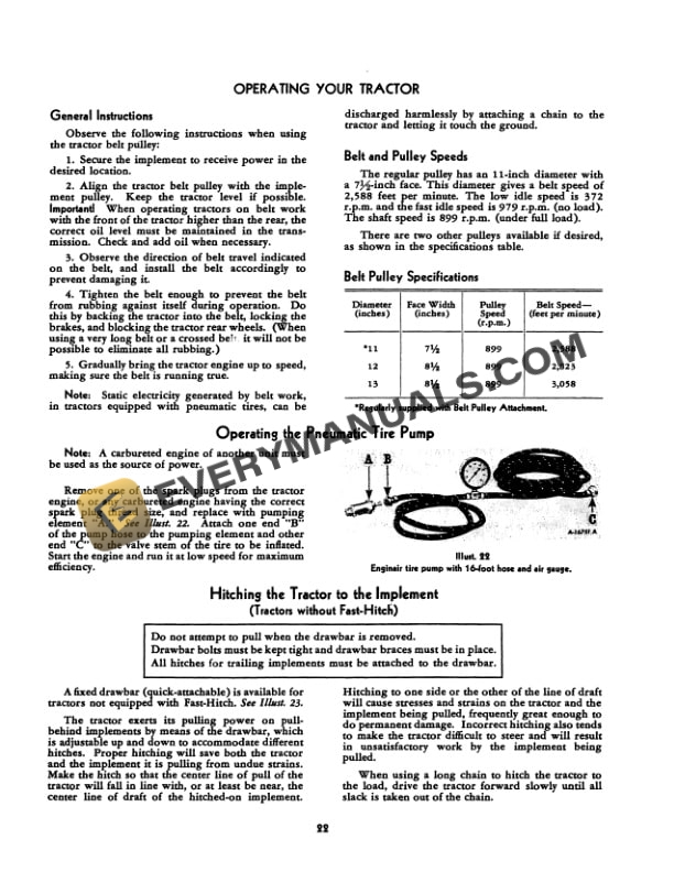 Case 400 Farmall Diesel Tractor Operator Manual 1004382R4-2