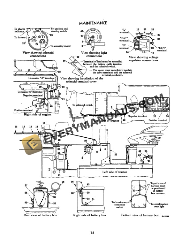 Case 400 Farmall Diesel Tractor Operator Manual 1004382R4-4