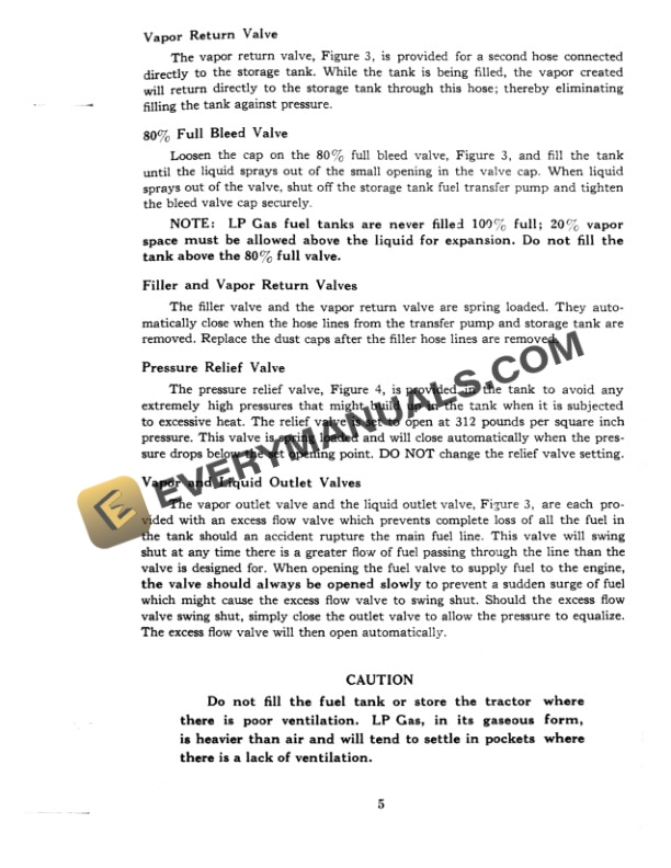 Case 400 Series Gasoline Tractor Operator Manual 6202-3