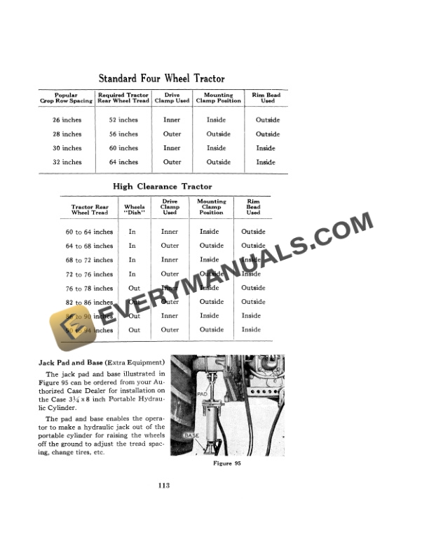 Case 400 Series Tractor Operator Manual 9-251-4