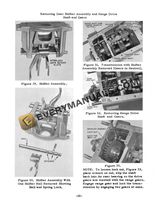 Case 400 Tractors Transmission and Final Drive Service Manual 5693-3