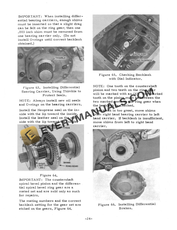 Case 400 Tractors Transmission and Final Drive Service Manual 5693-5