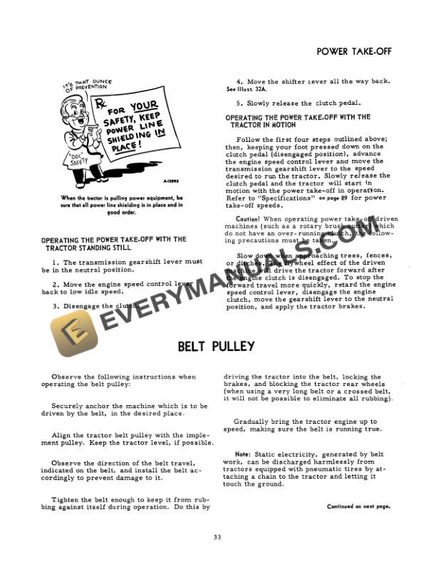 Case 404 Tractor Operator Manual 1082594R2-3