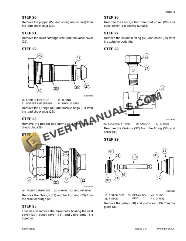 Case 40XT Skid Steer Service Manual 6-45070-5