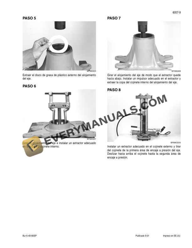 Case 40XT Skid Steer Service Manual 6-45070 SP-3