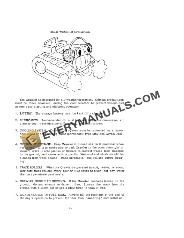 Case 420B Gasoline Crawler Operator Manual 9-782-2