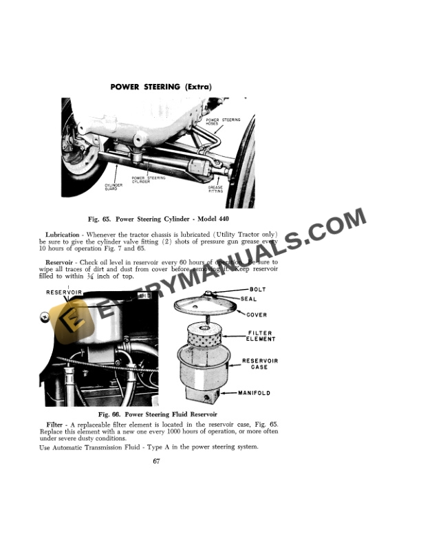 Case 430 Series Gasoline Tractor Operator Manual 9-902-4