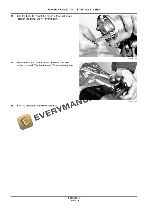 Case 435, 445CT, 445 Tractor Repair Manual 6-75491-3