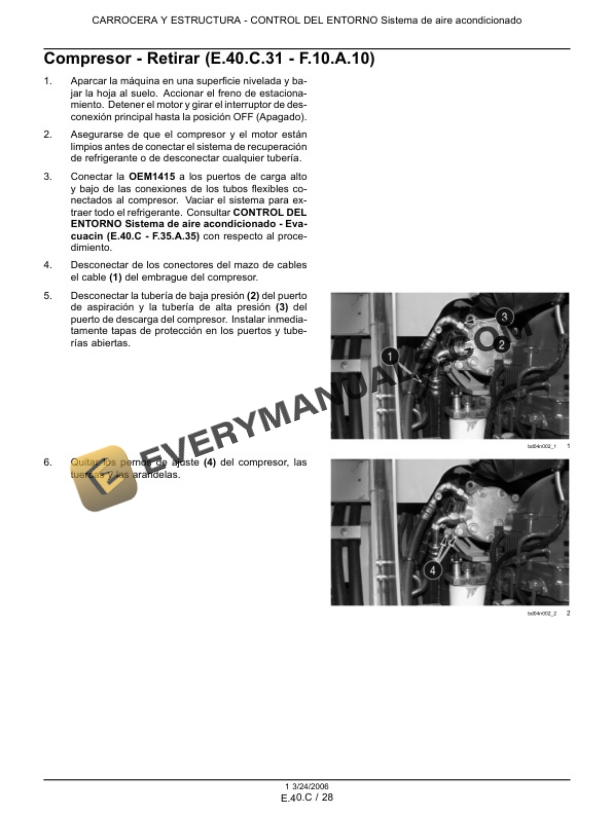Case 435, 445CT, 445 Tractor Repair Manual 6-75491ES-5