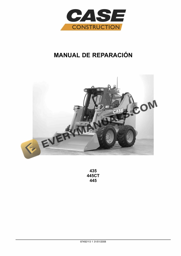 Case 435, 445CT, 445 Tractor Repair Manual 87492113 PDF 2 case 435 445ct 445 tractor repair manual 87492113 1