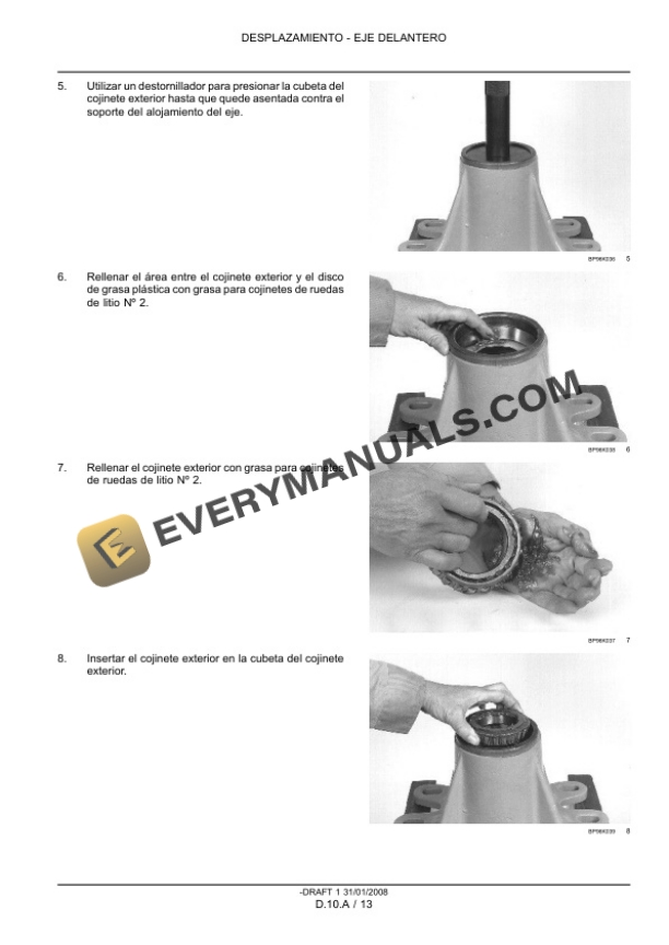 Case 435, 445CT, 445 Tractor Repair Manual 87492113-4