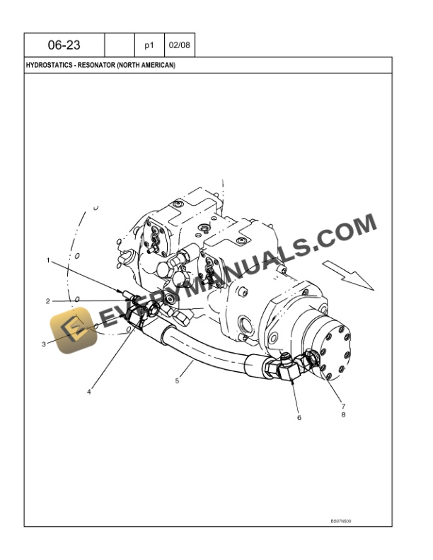 Case 445, 445CT Series 3 Skid Steer, Compact Track Loader Parts Catalog 87632293NA-3