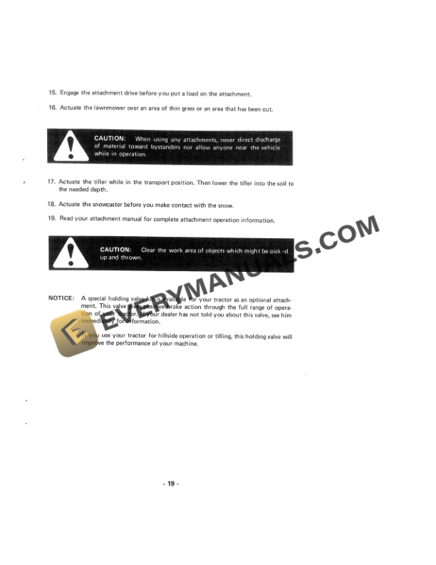 Case 446, 448 Tractor Operator Manual 9-7083.-3