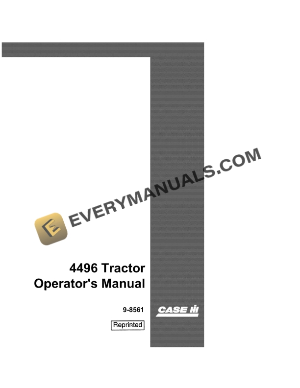 Case 4496 Tractor Operator Manual 9-8561. PDF 1 case 4496 tractor operator manual 9 8561 1