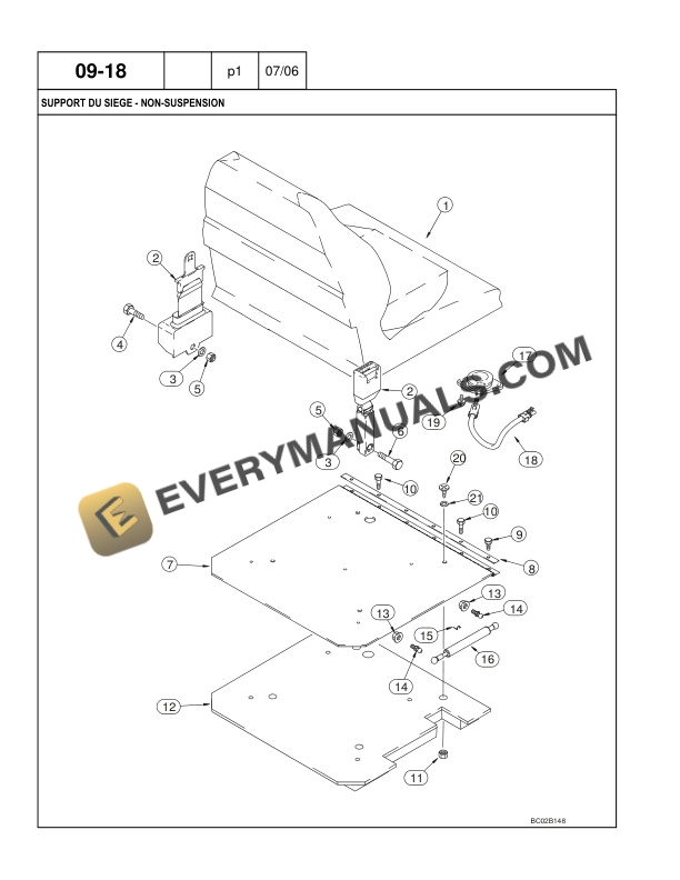 Case 450, 450CT Skid Steer Loader, Compact Track Loader Parts Catalog 7-9544NA-4