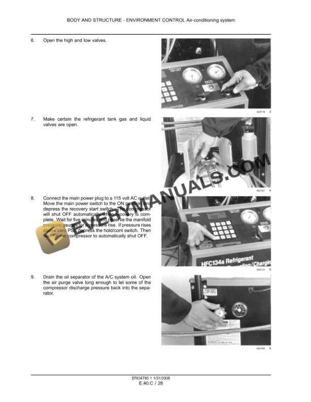 Case 450, 465, 450CT Series 3 Skid Steer - Compact Track Loader Repair Manual 87634780-5