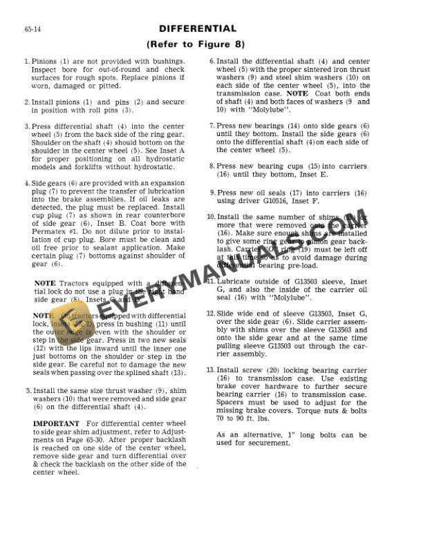 Case 480 Loader Service Manual 9-72572-3