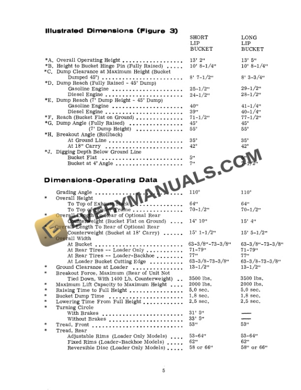 Case 480 Loader Service Manual 9-72572-4