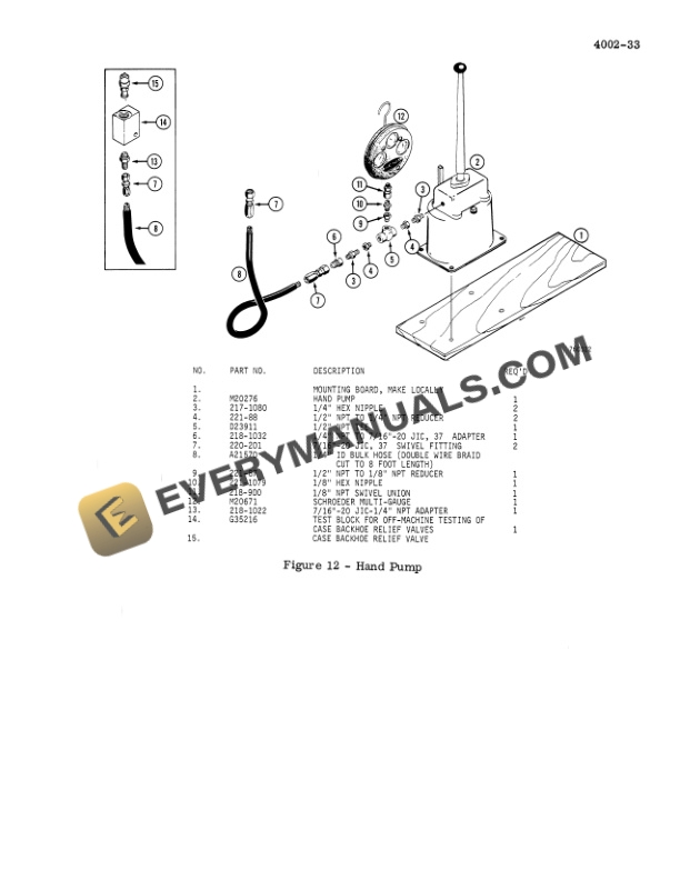 Case 480C Loader Backhoe Service Manual 7-43650-3