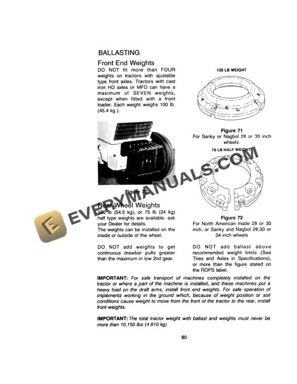 Case 485 Tractor Operator Manual 9-11253-4